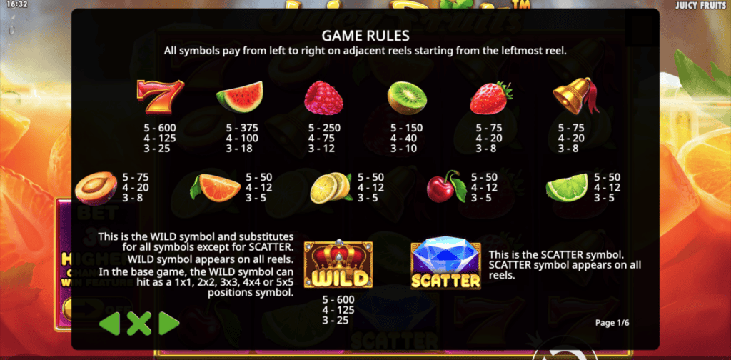 Juicy Fruits Pragmatic Play Demo Pravidlá hry