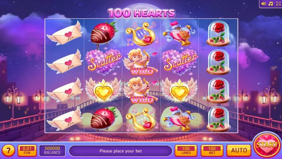 Hraj zadarmo 100 Hearts