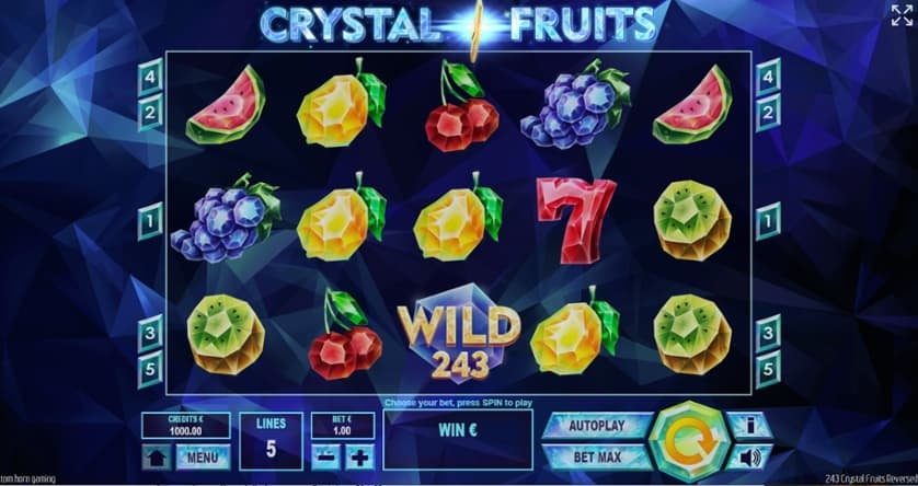 Hraj zadarmo 243 Crystal Fruits Reversed