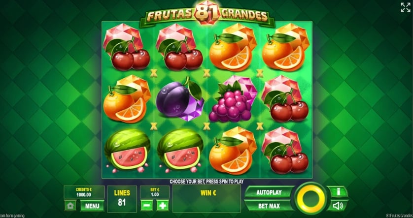 Hraj zadarmo 81 Frutas Grandes