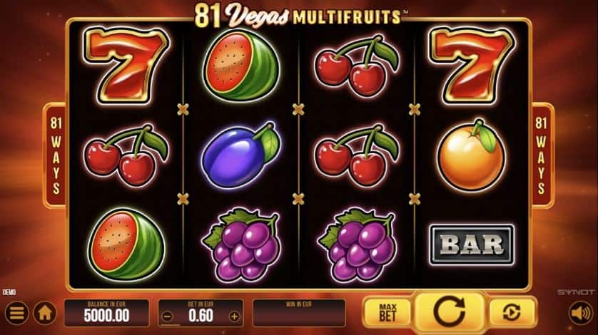Hraj zadarmo 81 Vegas Multi Fruits