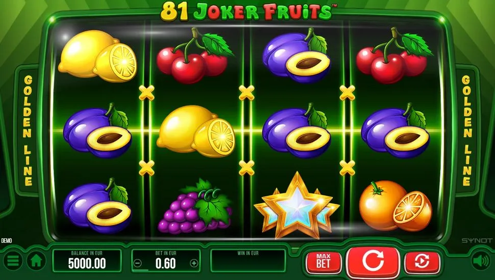 Hraj zadarmo 81 Joker Fruits