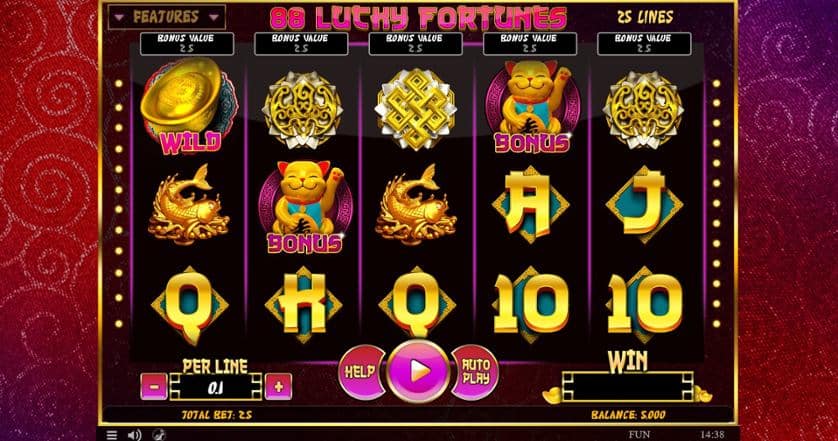 Hraj zadarmo 88 Lucky Fortunes