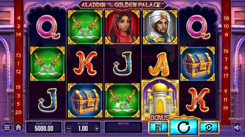 Hraj zadarmo Aladdin and the Golden Palace