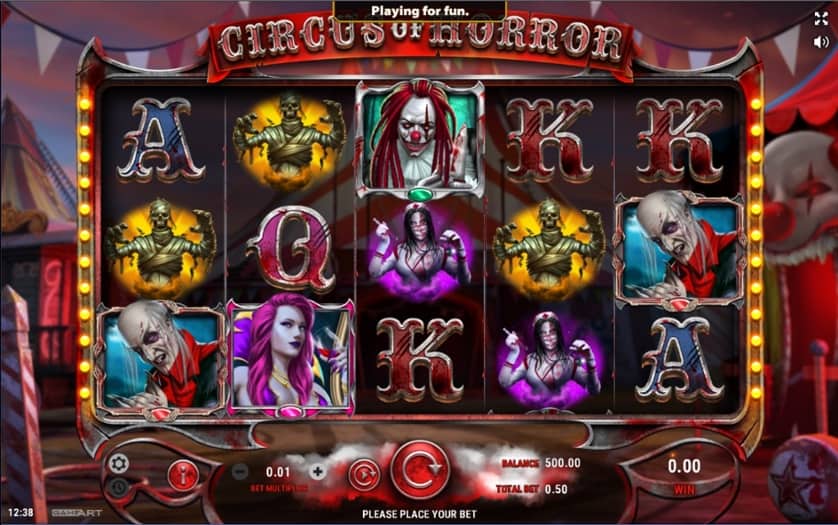 Hraj zadarmo Circus of Horror