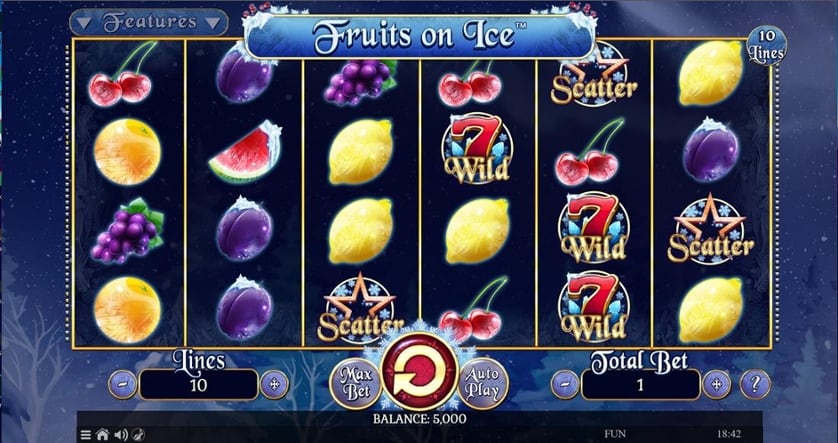 Hraj zadarmo Fruits On Ice