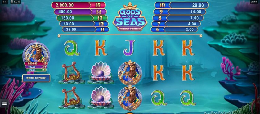 Hraj zadarmo Gods of Seas Tritons Fortune