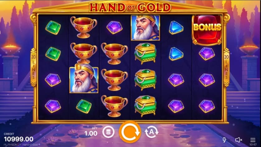 Hraj zadarmo Hand of Gold