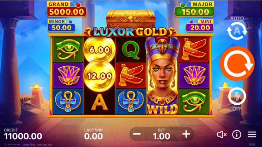 Hraj zadarmo Luxor Gold: Hold and Win