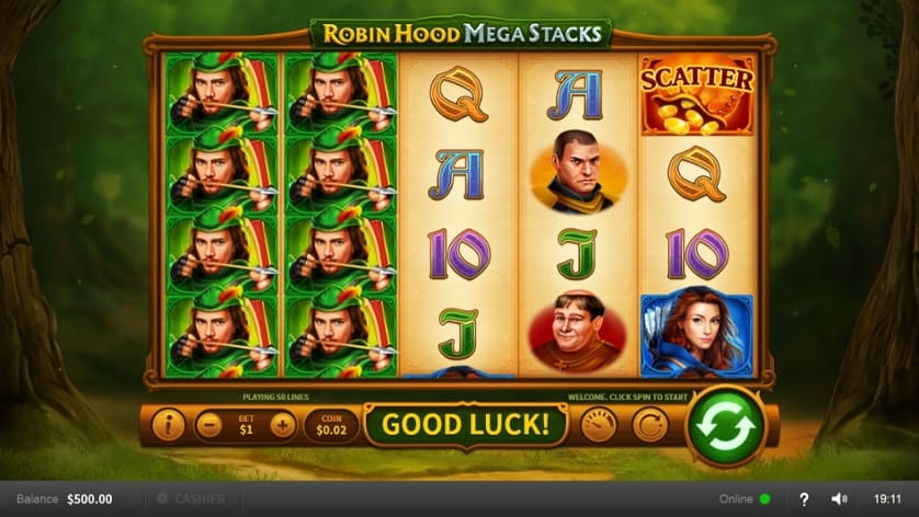 Hraj zadarmo Robin Hood Mega Stacks