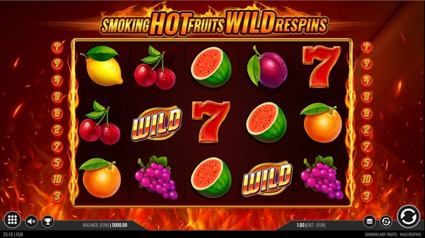 Hraj zadarmo Smoking Hot Fruits Wild Respins