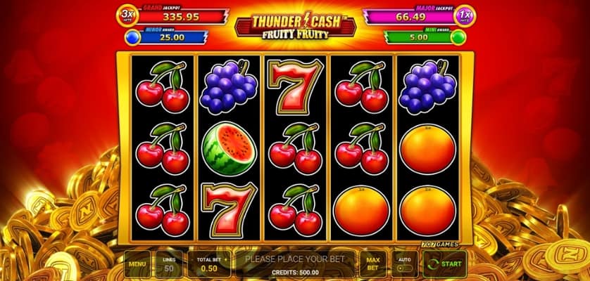 Hraj zadarmo Thunder Cash – Fruity Fruity