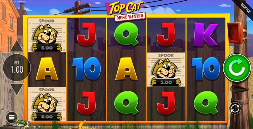 Hraj zadarmo Top Cat Most Wanted Jackpot King