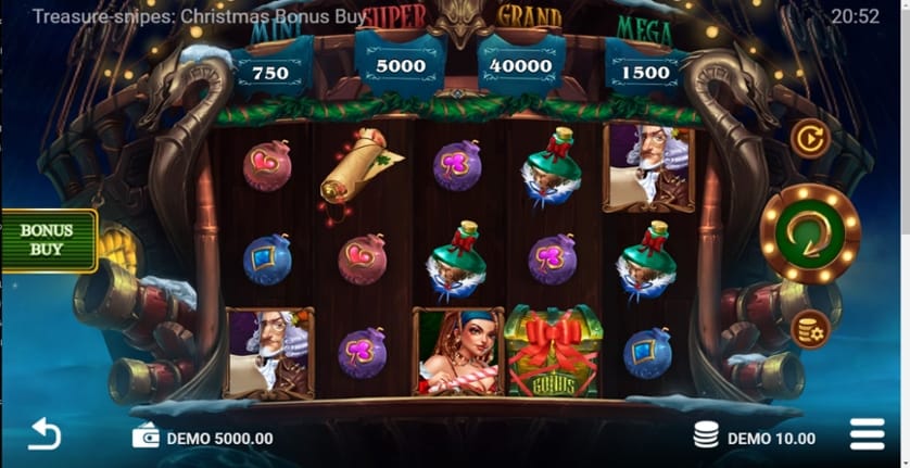 Hraj zadarmo Treasure Snipes Christmas: Bonus Buy