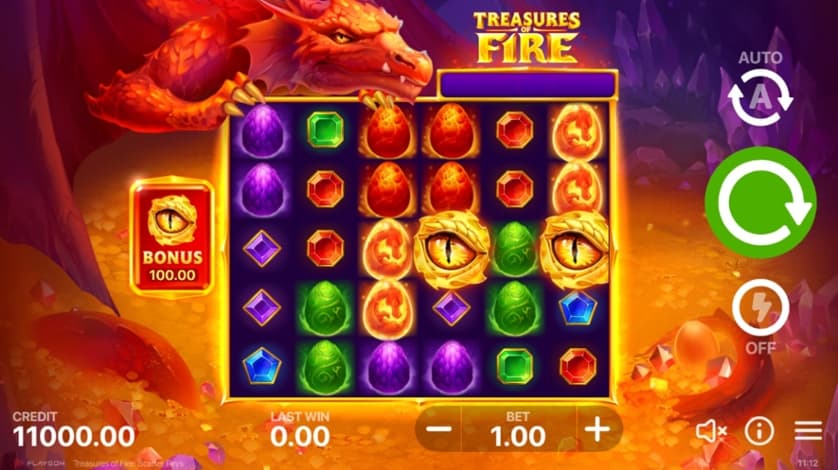 Hraj zadarmo Treasures of Fire: Scatter Pays