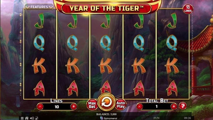 Hraj zadarmo Year of the Tiger