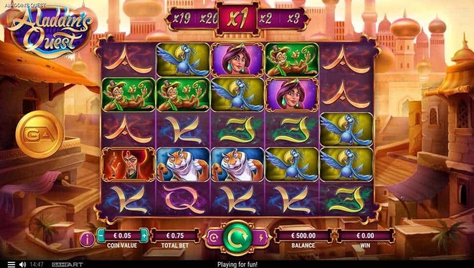 Hraj zadarmo Aladdin’s Quest
