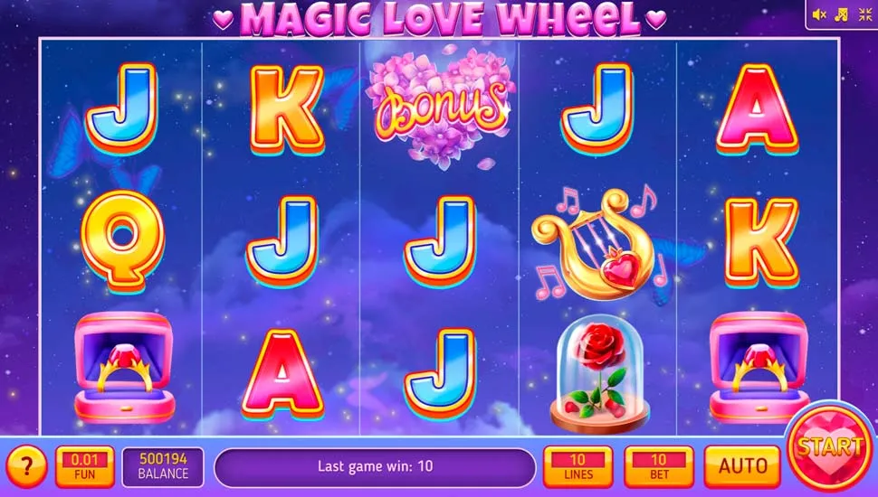 Hraj zadarmo Magic Love Wheel