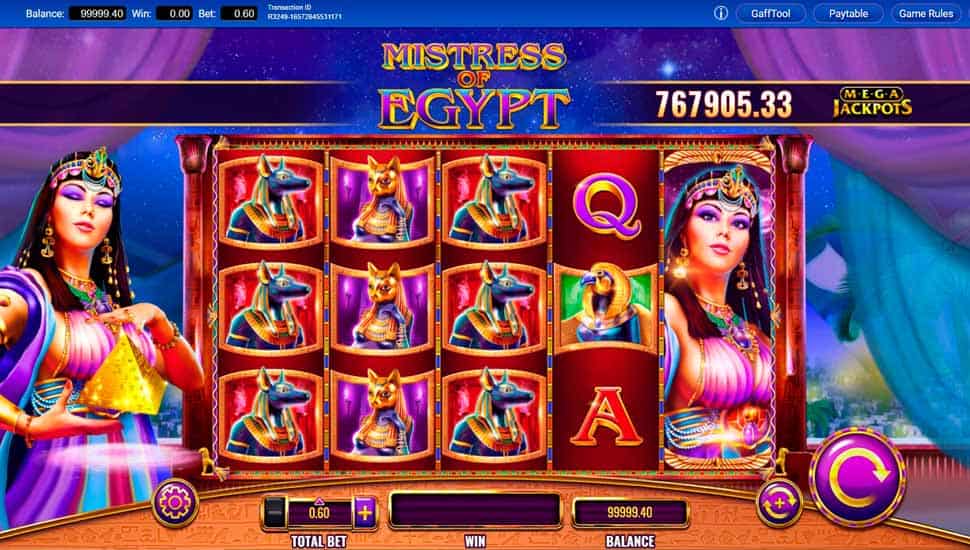 Hraj zadarmo Mistress of Egypt MegaJackpots