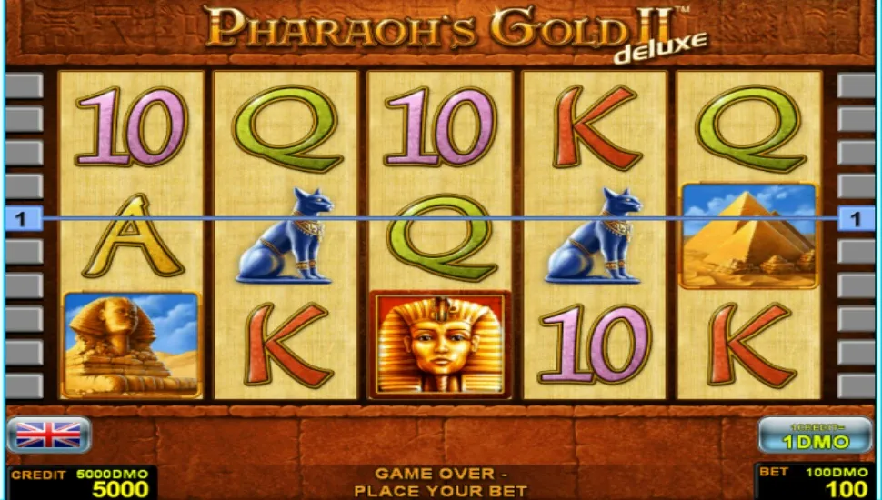Hraj zadarmo Pharaohs Gold II Deluxe