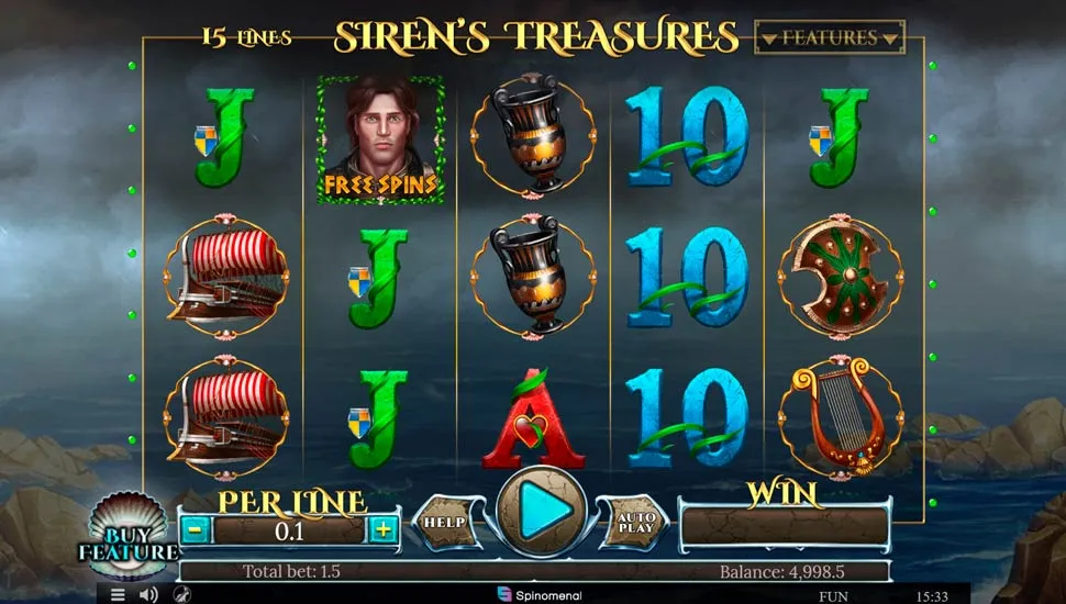 Hraj zadarmo Sirens Treasures 15 Lines Series