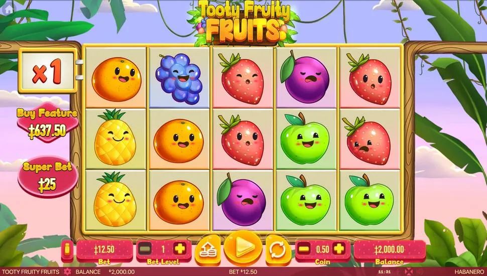 Hraj zadarmo Tooty Fruity Fruits