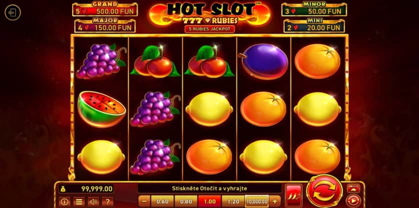 Hraj zadarmo Hot Slot: 777 Rubies