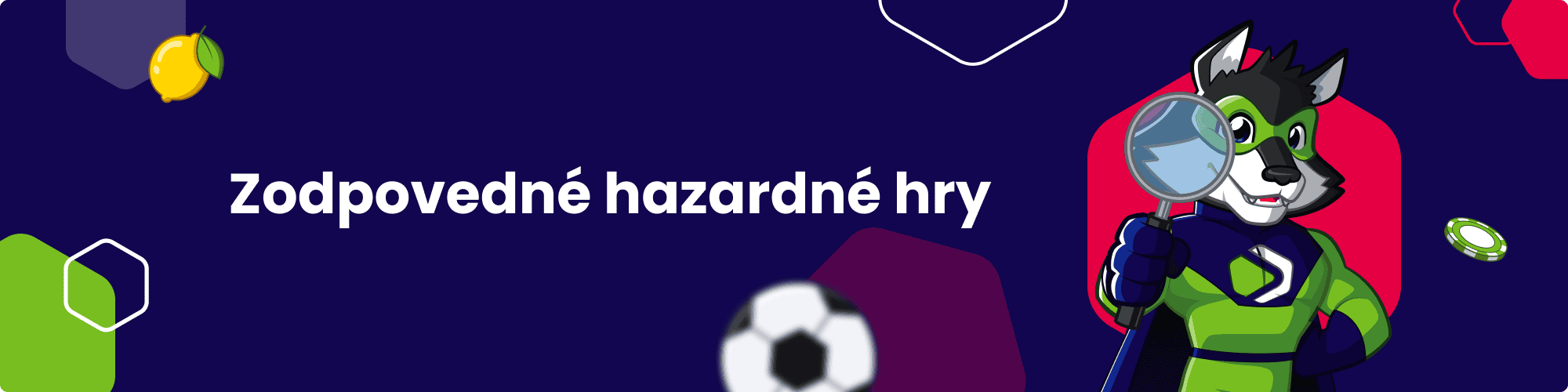 Zodpovedné hazardné hry- banner
